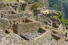 Lost City, details of ancient Inca buildings, Machu Picchu, Peru Art Print